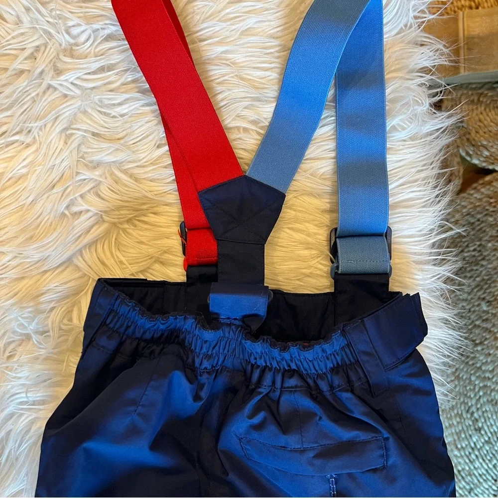 3 Mini Baby Boden Christmas Snowman Sweater Corduroy Pant Snow Bib Pants 3-4Y - Picture 13 of 15